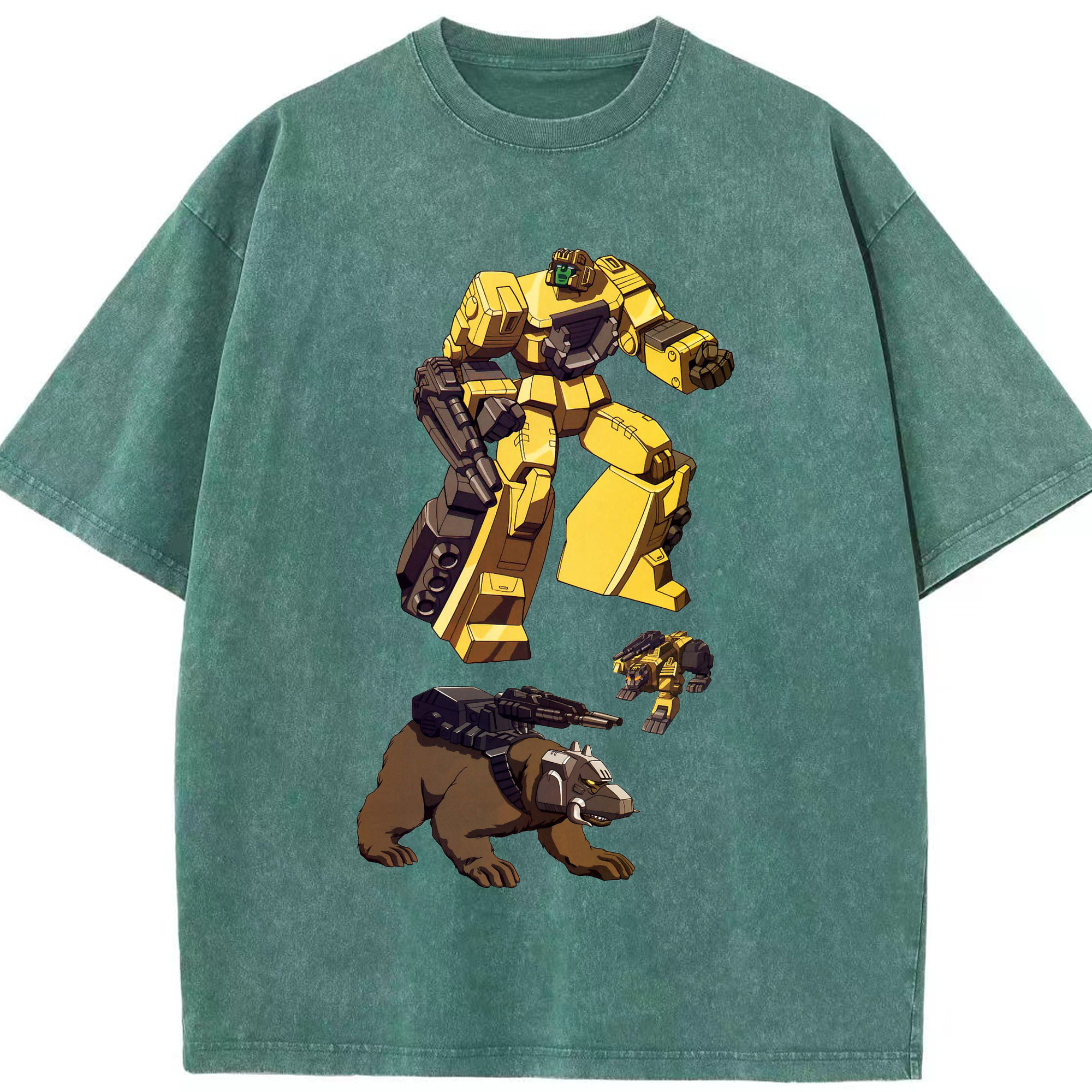 （画像用）  綿100% ヴィンテージ風 半袖Tシャツ（フロントプリント）